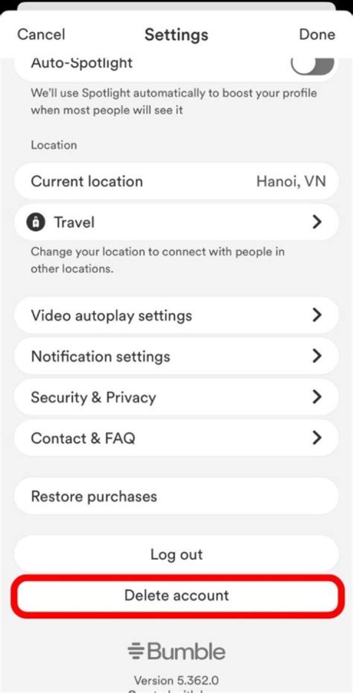 Why did my bumble account disappear?