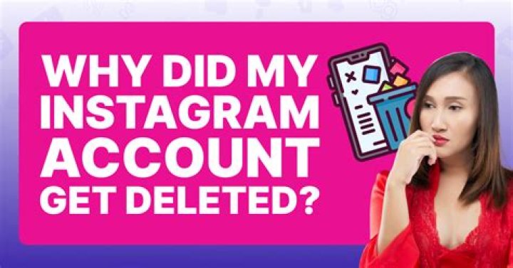 Why is my deleted Instagram account still visible?
