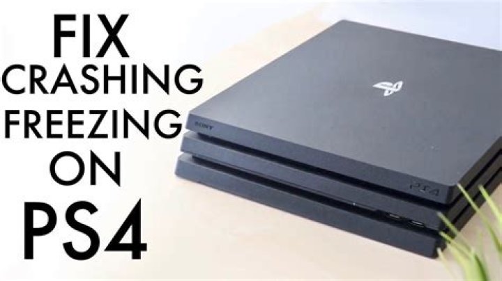 why is my ps4 freezing?