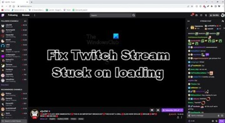 Why is Twitch Stream Not Loading? How to Fix Twitch Stream Not Loading?