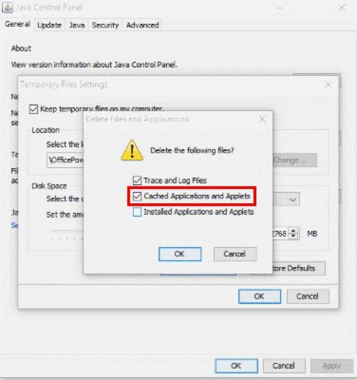 Windows: Clear Java Web Cache Via Command Line?